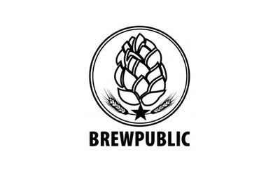 Brewpublic logo in black and white