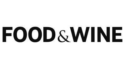 Food & Wine logotype in black and white