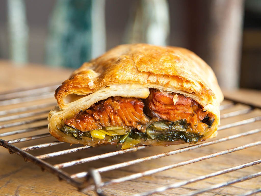 Puff Pastry Salmon Turnover