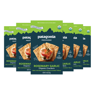 Organic Rosemary Garlic Crackers