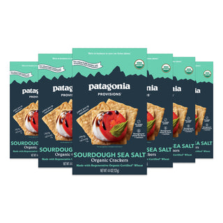 Organic Sourdough Sea Salt Crackers