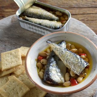 Sardines & Beans: White Beans, Lemon, Garlic and Leeks