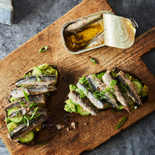 Roasted Garlic Spanish White Anchovies