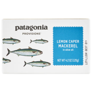 Lemon Caper Mackerel from Patagonia Provisions package front