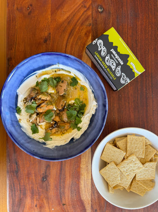 Mussels and Labneh Dip