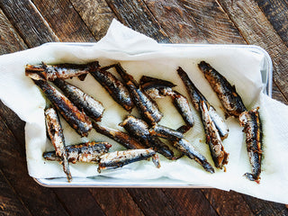 Fried White Anchovies