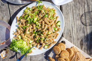 Sesame Cucumber Pasta Salad