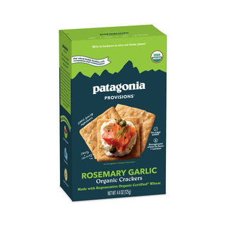 Organic Rosemary Garlic Crackers 
