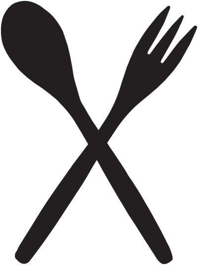 Icon of a crossed spoon and fork